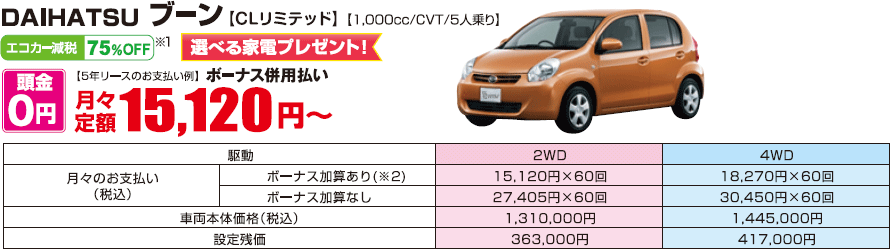 ダイハツ　ブーン